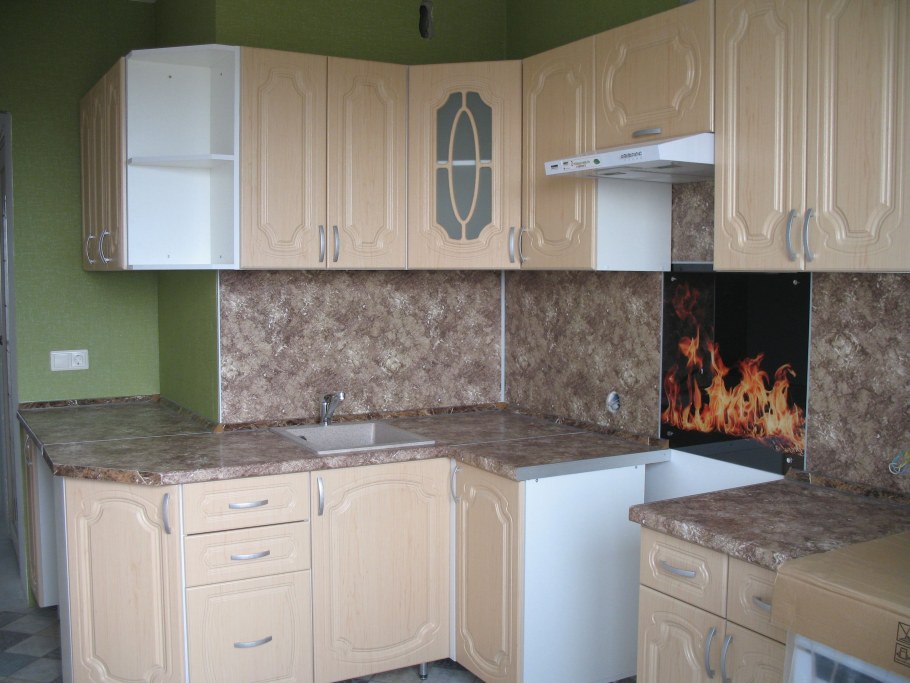 Кухня из массива дуба