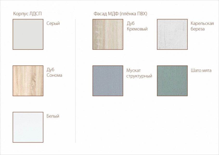 Кухня Ницца Сурская мебель дуб чернильный