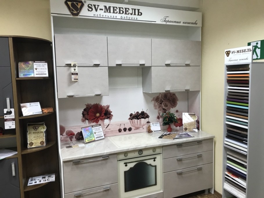 Кухня грейвуд св мебель дуб кремовый