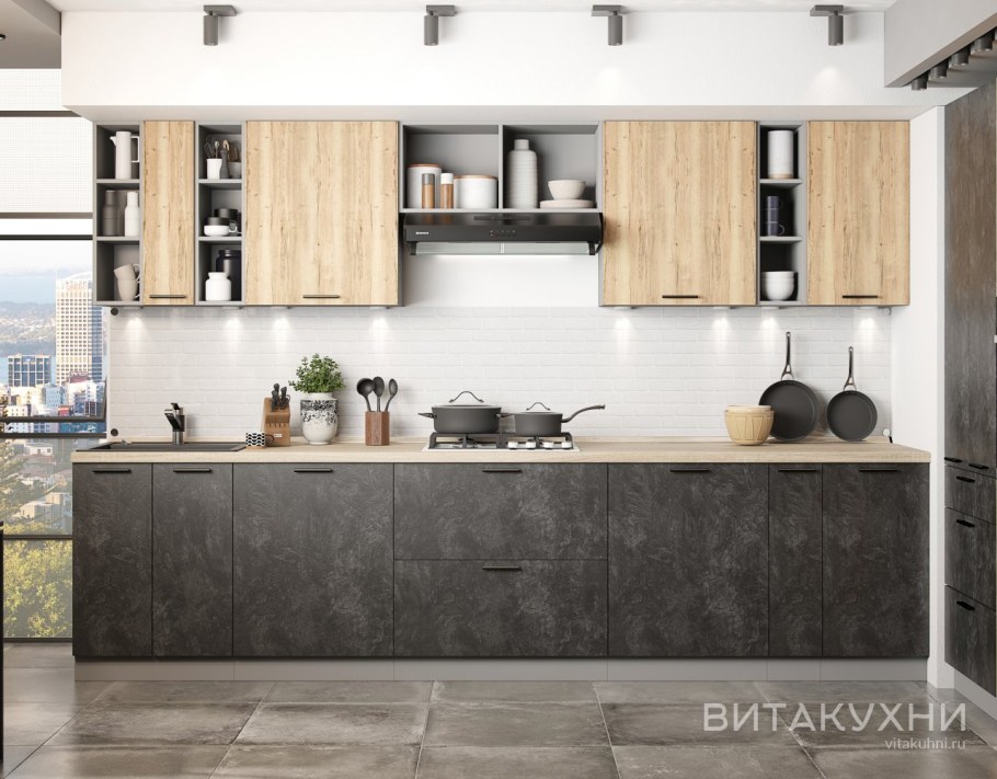 Кухня дуб сонома