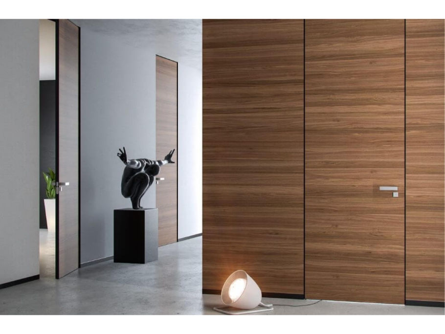 Invisible двери шпон