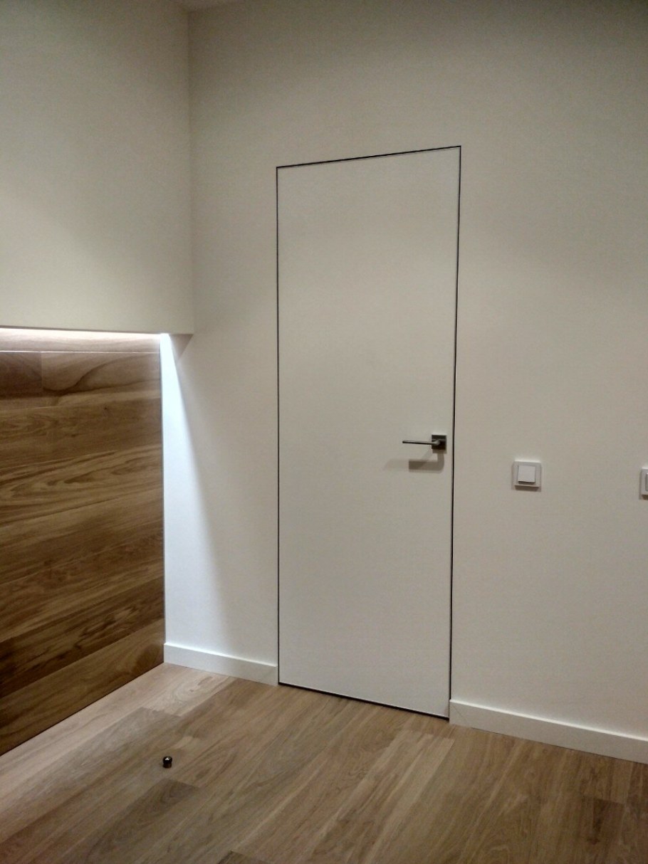 Двери Union Invisible с фрамугой