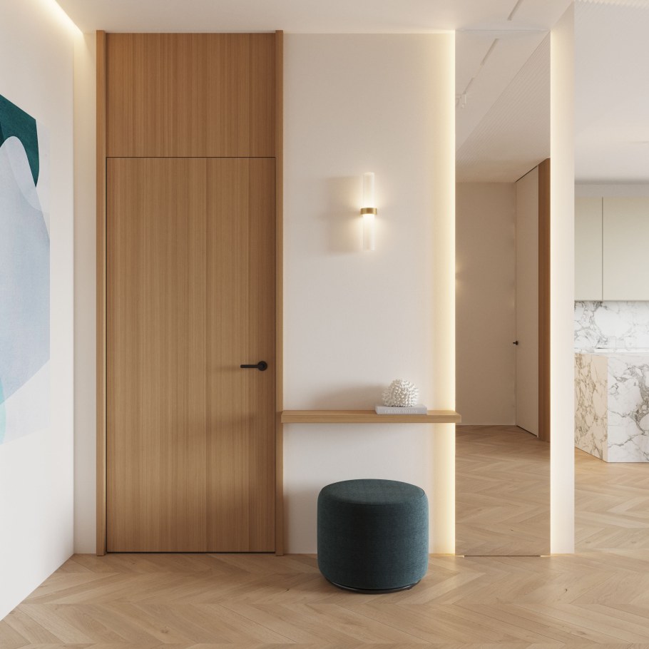 Скрытые двери профиль Дорс