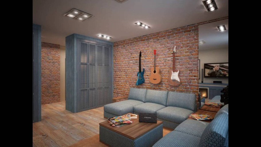 Интерьер однокомнатной квартиры в стиле лофт