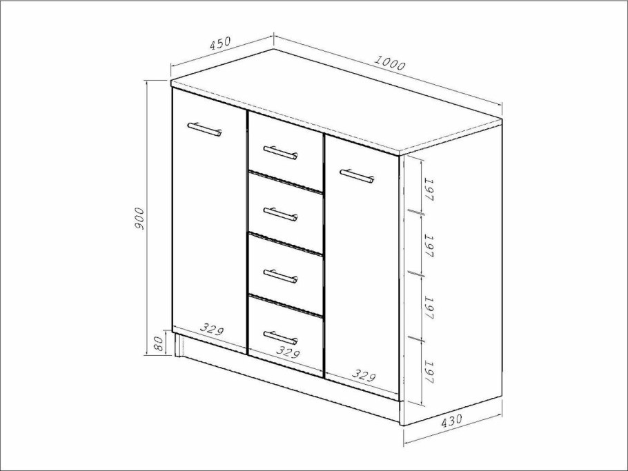 Комод Ламия Стендмебель