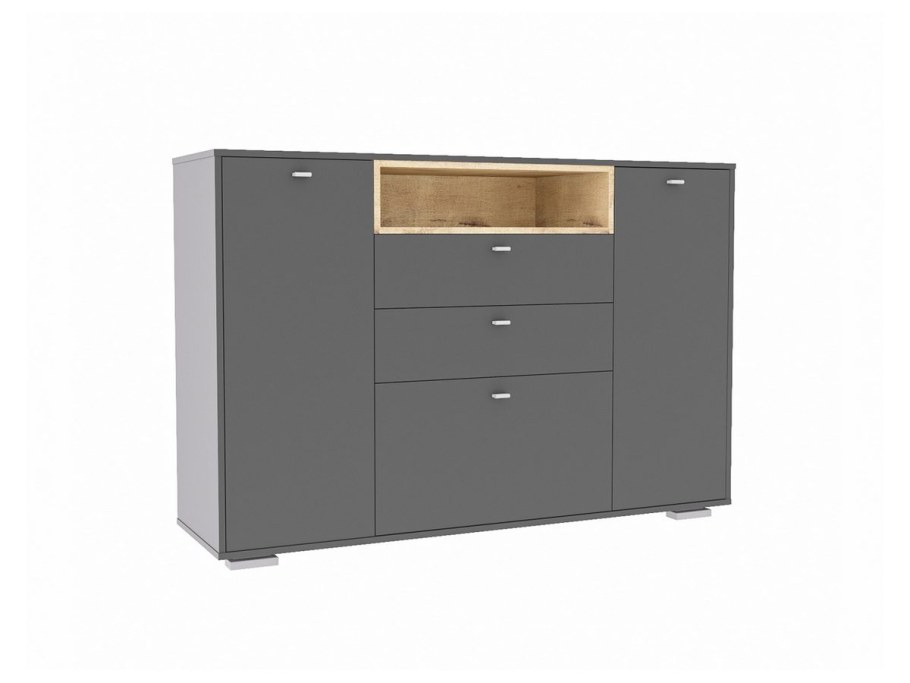 Комод Ланс к 101 дуб Бунратти/белый