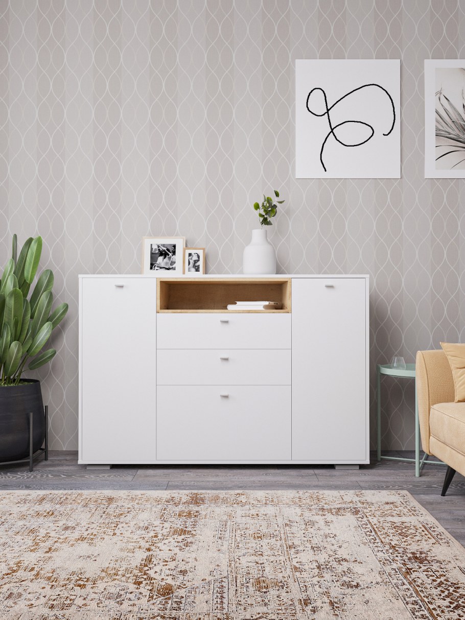 Комод Ланс к 303 белый