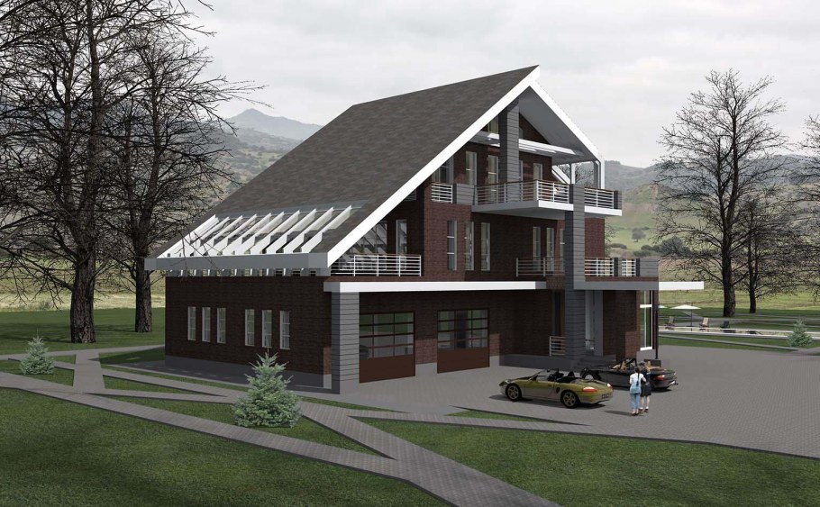 Дом усадебного типа проект