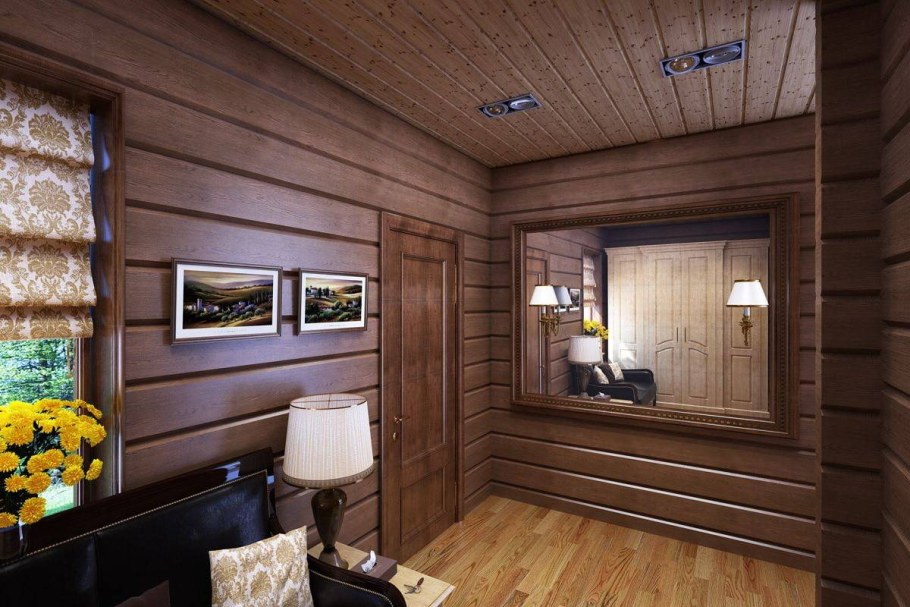 Обшить комнату