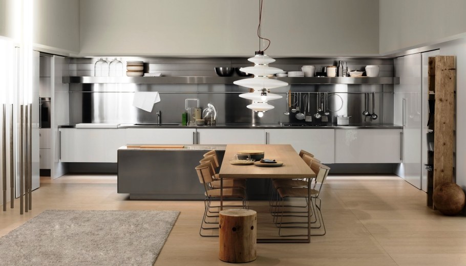 Нержавейка в интерьере