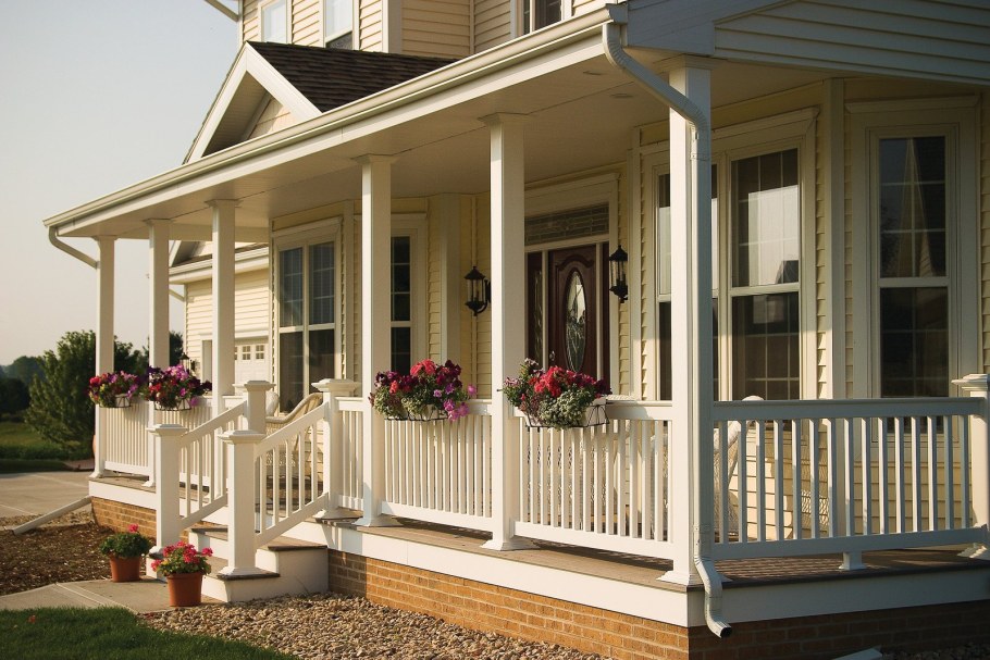 Крыльцо с террасой