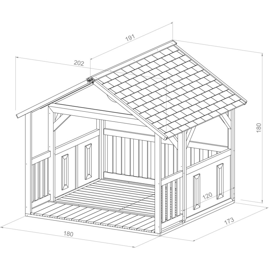 Эскиз детского домика
