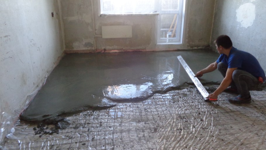 Стяжка пола Кнауф убо