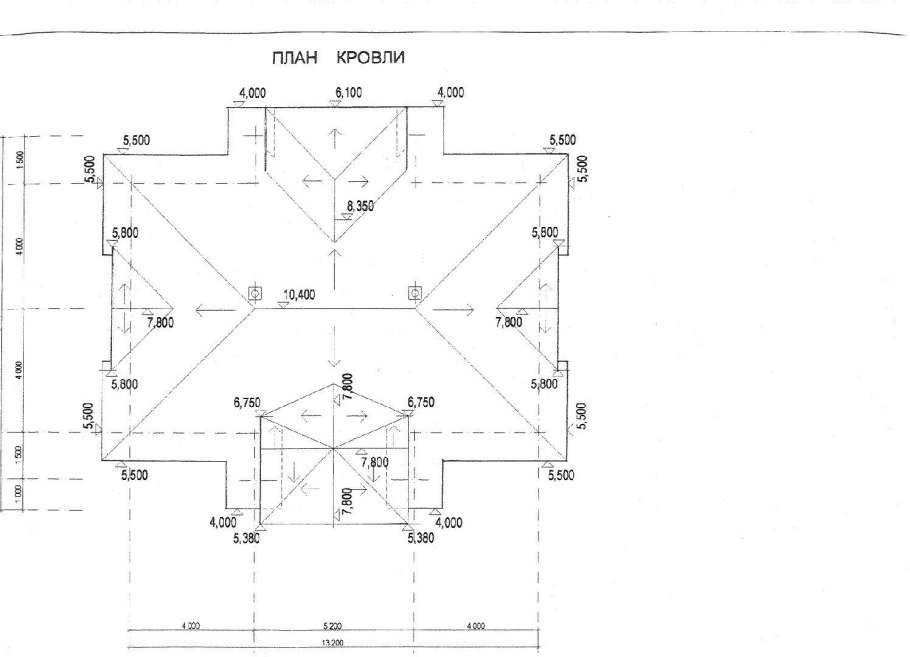 План плоской кровли чертеж