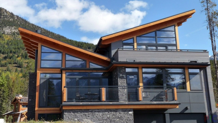 Необычные крыши частных домов