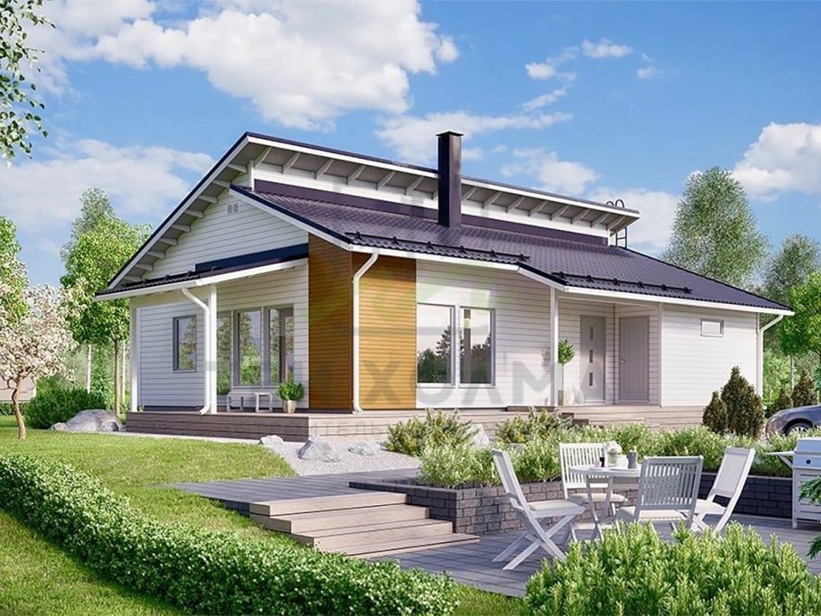 Односкатная кровля Брандо