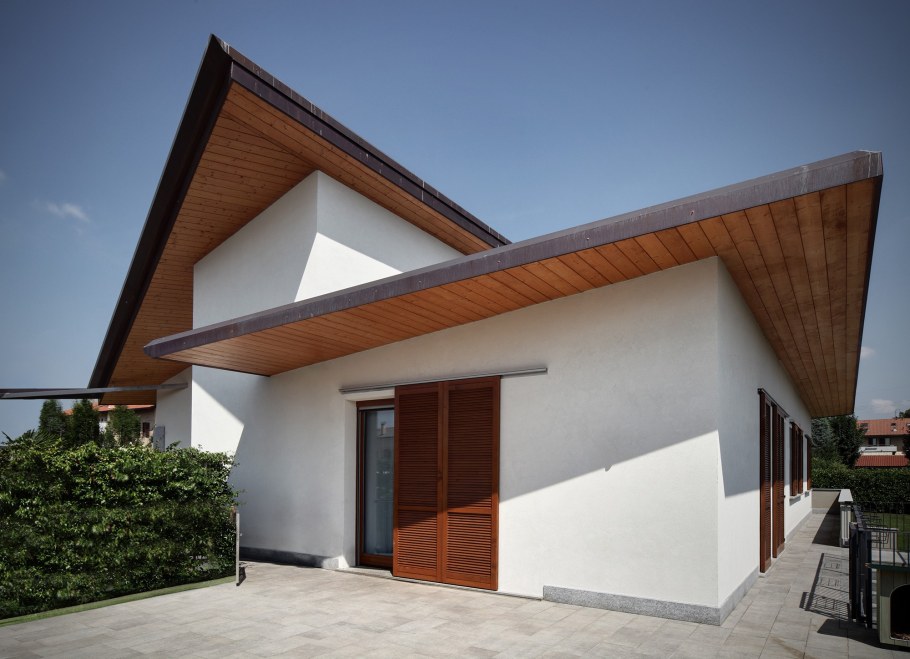 Разноуровневая односкатная кровля