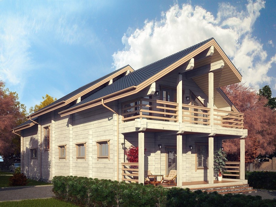 Barn House с односкатной крышей