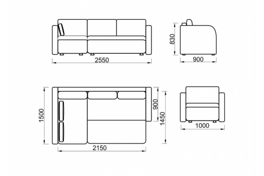 Диван с механизмом Отелло н18 next