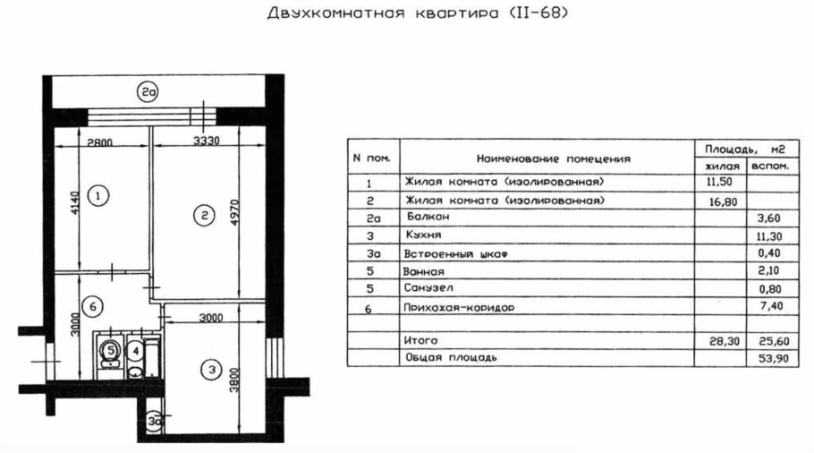 Планировка пик двушка распашонка 69 м2