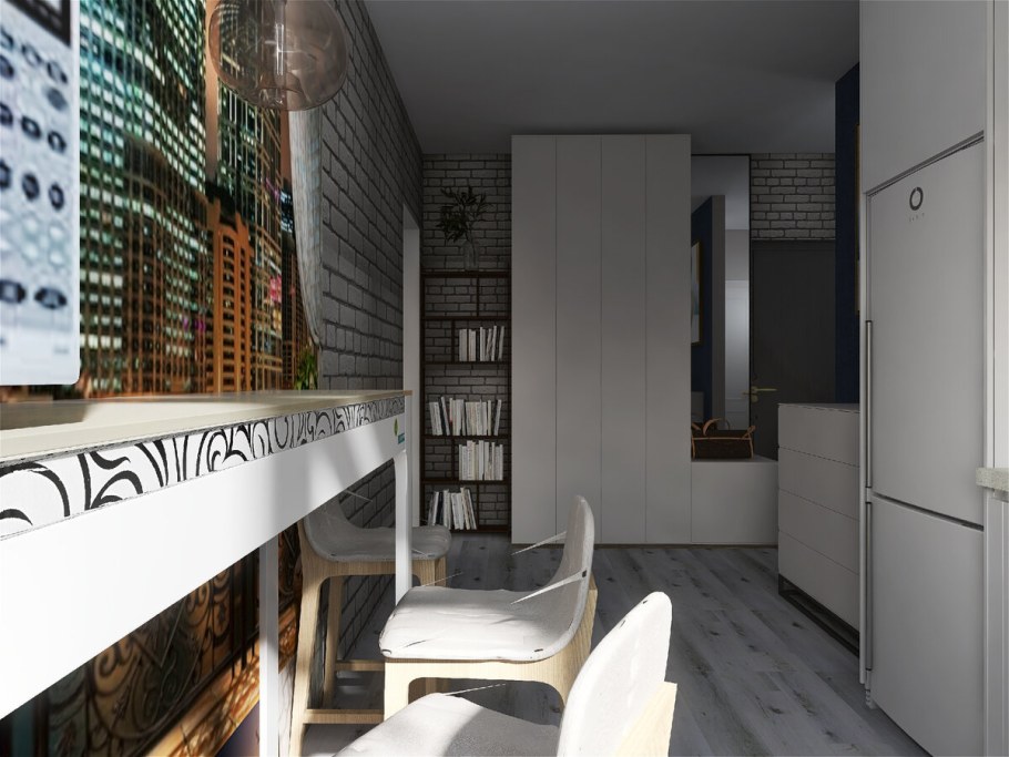 Эскиз перепланировки квартиры