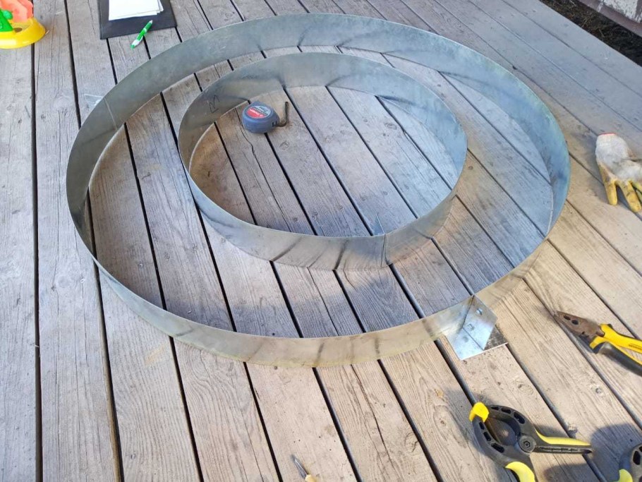 Круглое кострище своими руками