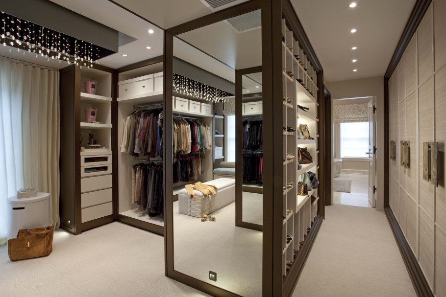 Белая гардеробная