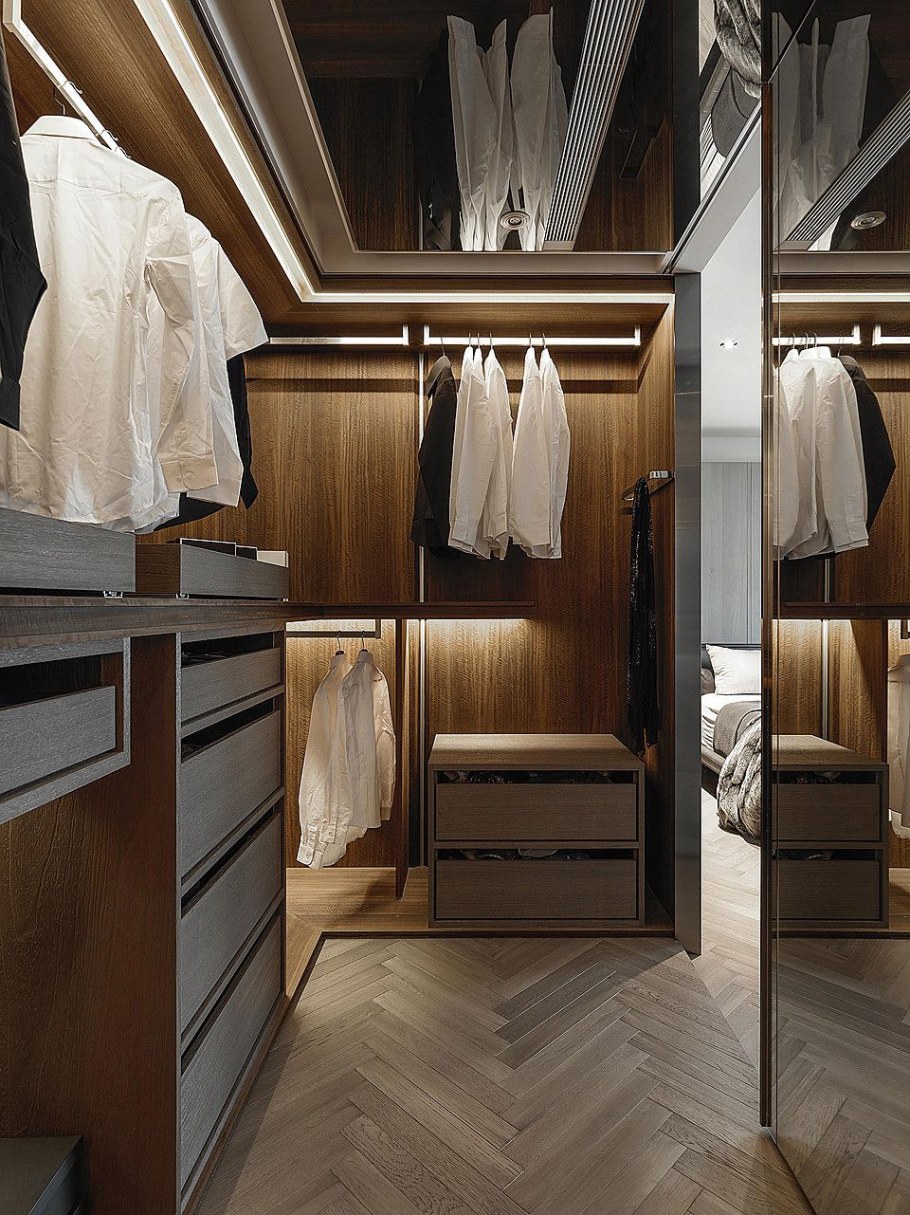 Спальня с гардеробной и санузлом