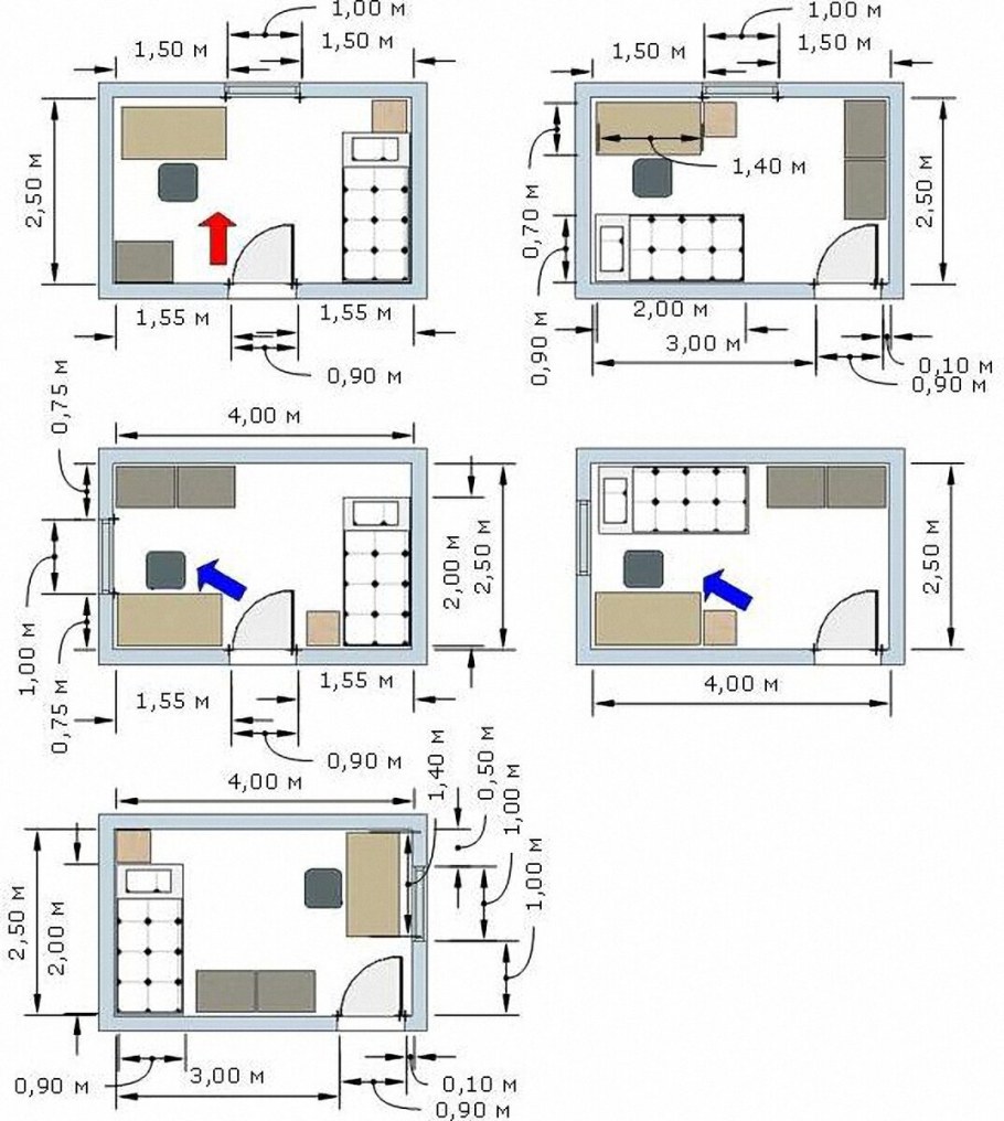 План расстановки мебели в спальне