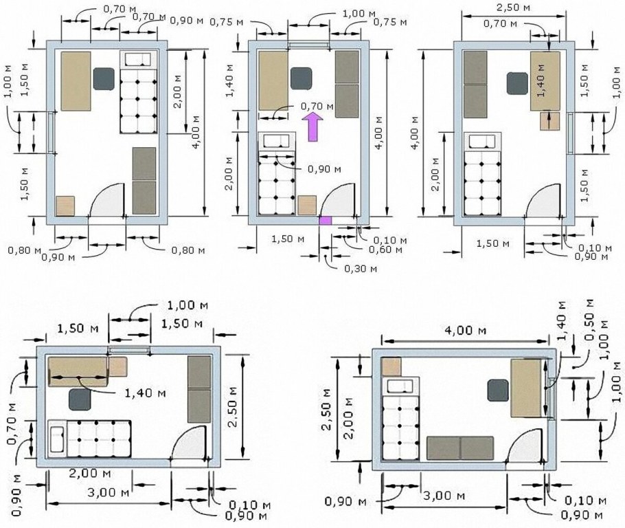План расстановки мебели в кабинете
