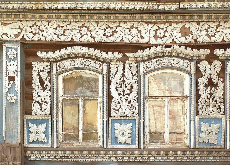 Пропильная резьба древняя Русь