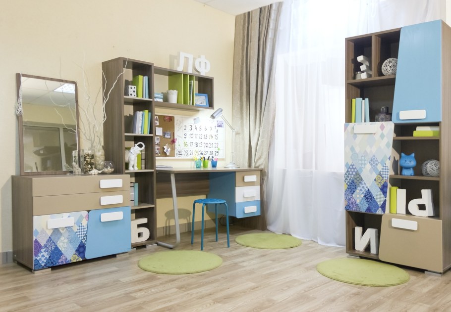 Детская мебель ясень шимо светлый