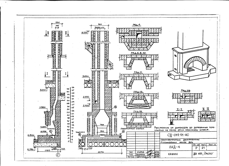 Барбекю из кирпича чертежи с размерами порядовка