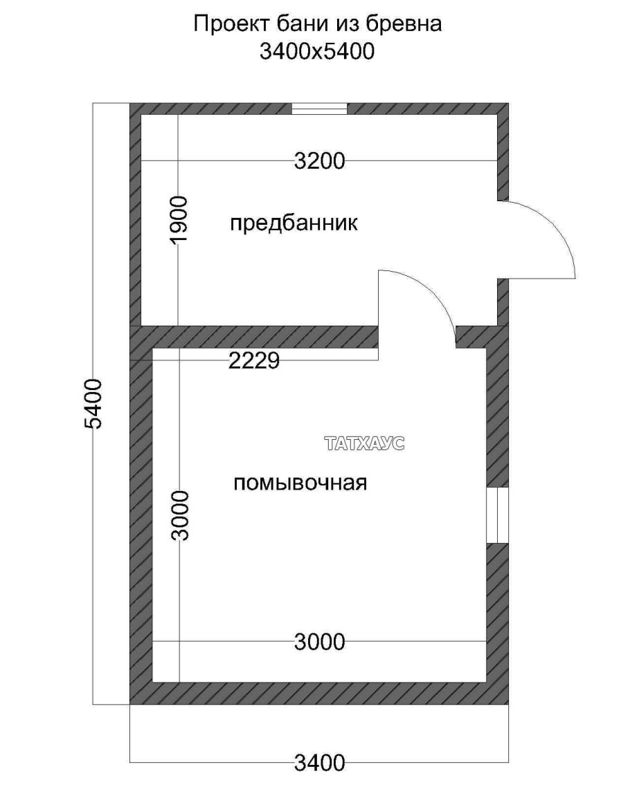 Баня 4х4 планировка из пеноблоков