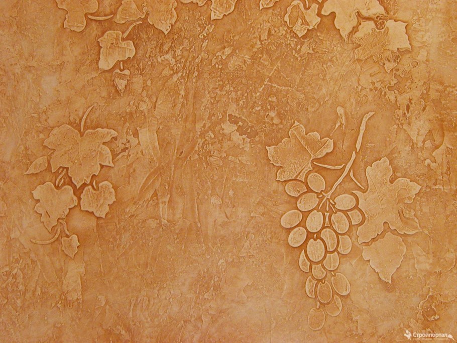 Фактурная штукатурка венецианка