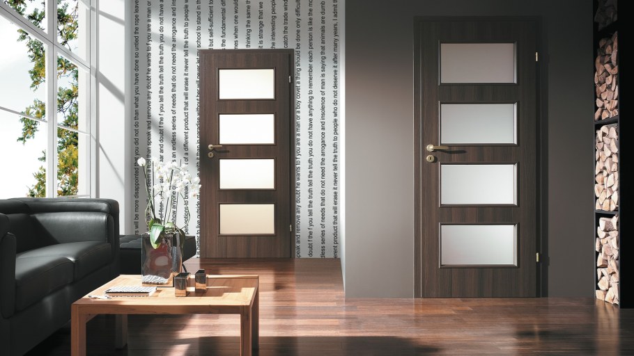 Двери в интерьере квартиры в современном стиле