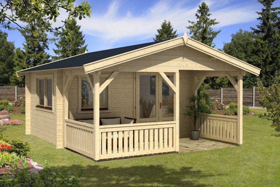 Времянка с террасой