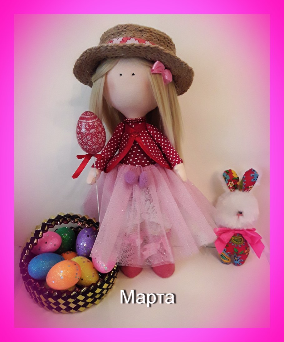 Шляпа для текстильной куклы