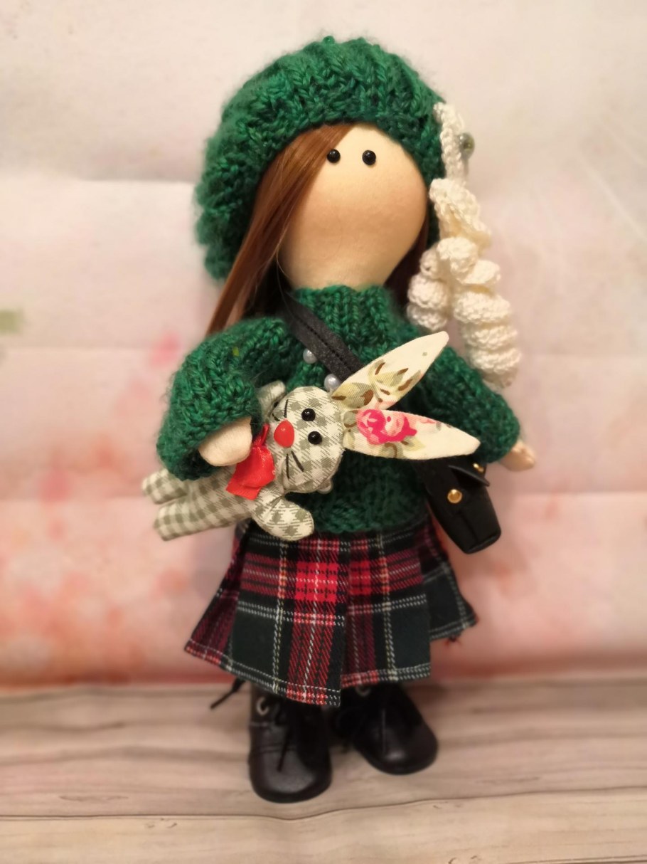 Кукла гномочка текстильная