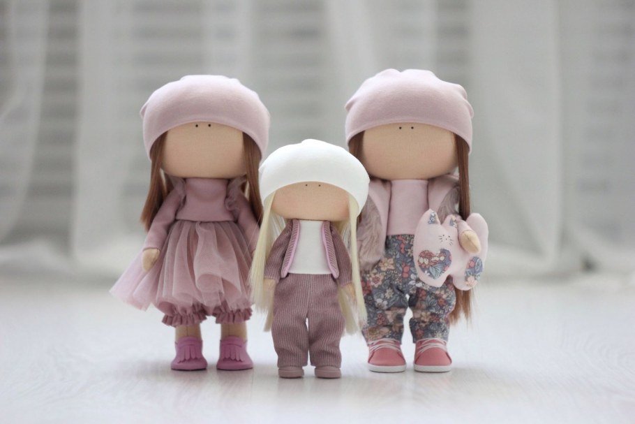 Интерьерная кукла зимний образ