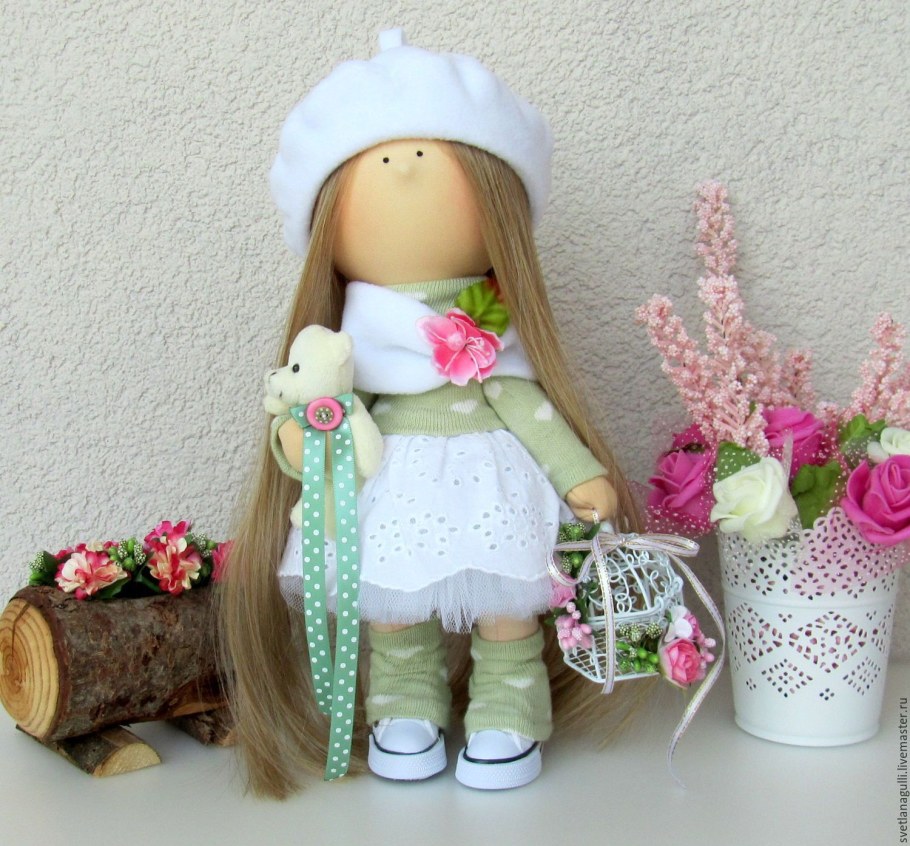 Куклы текстильные интерьерные