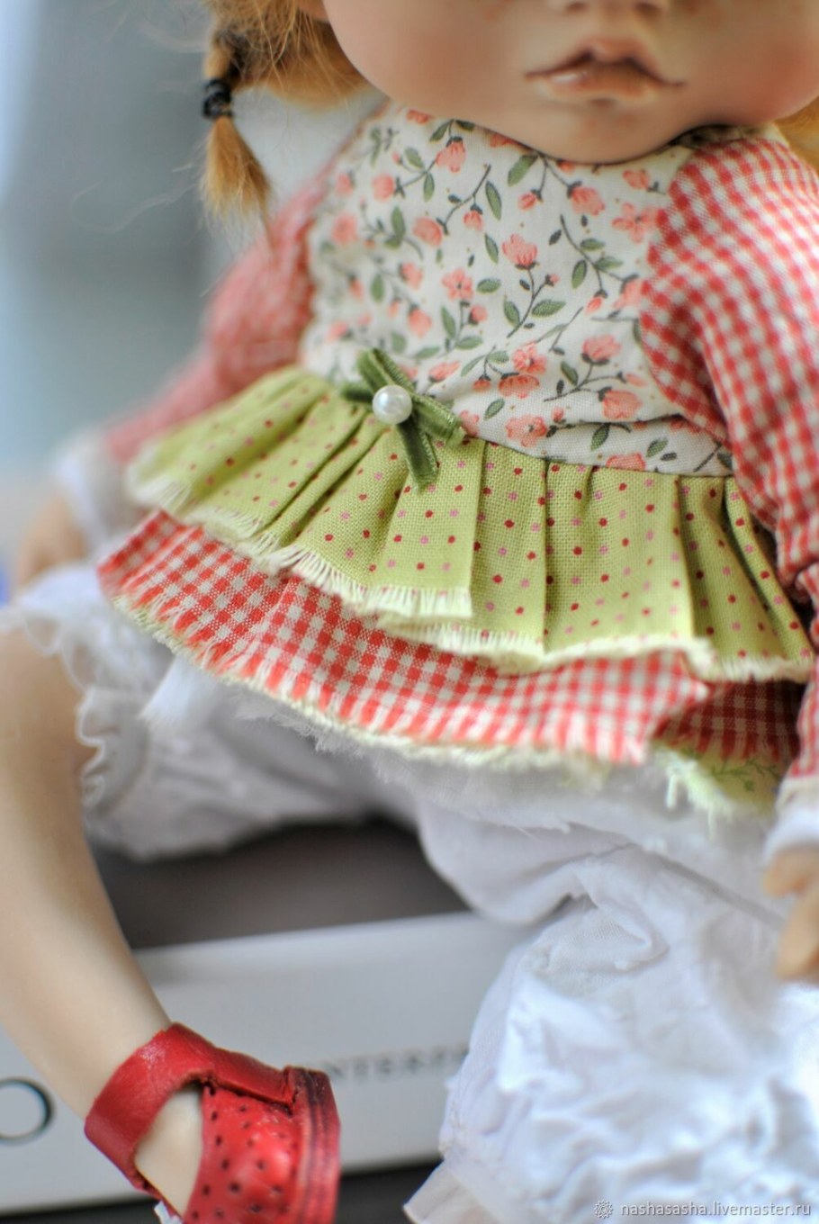 Кукла Тильда большеножка ткани