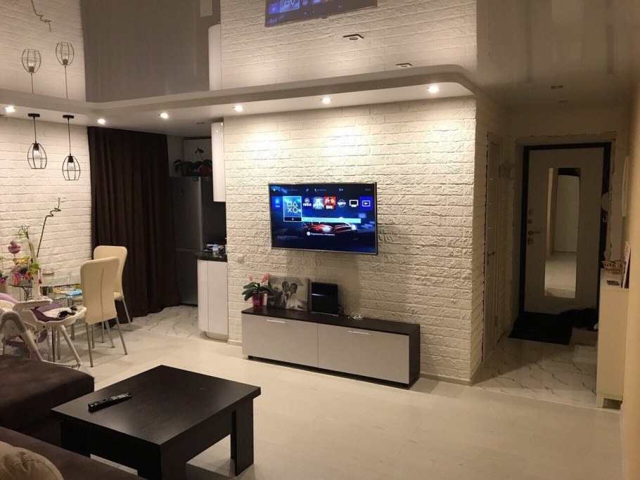 Интерьер небольшой гостиной