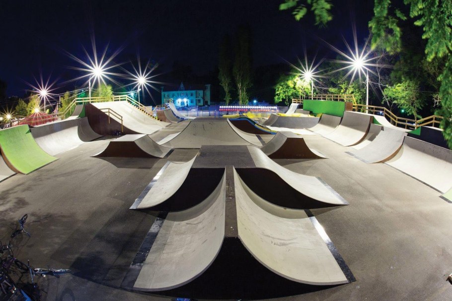 Квотер пайп скейт парк