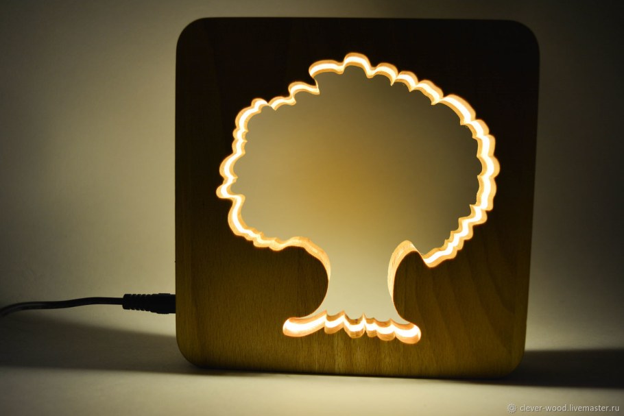 Светильник из эпоксидной смолы