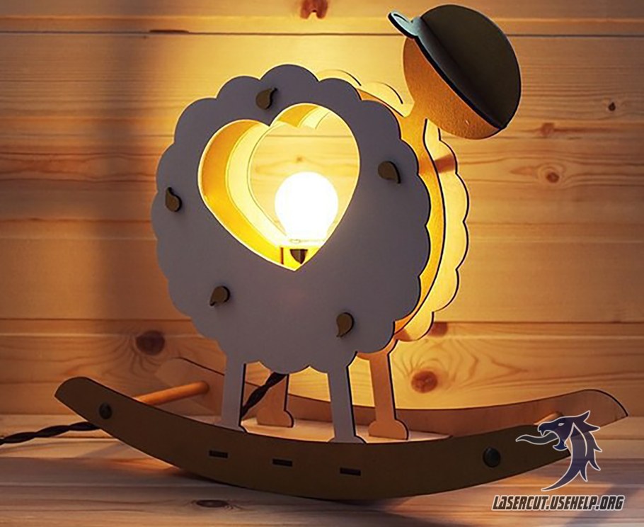 Детские светильники из фанеры