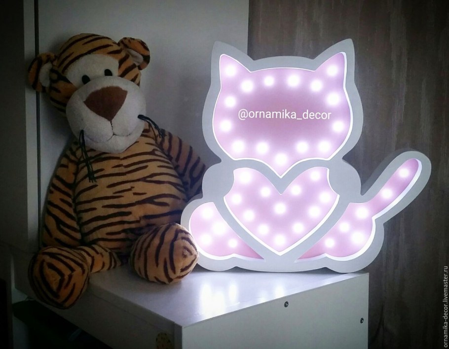 Детские светильники из фанеры