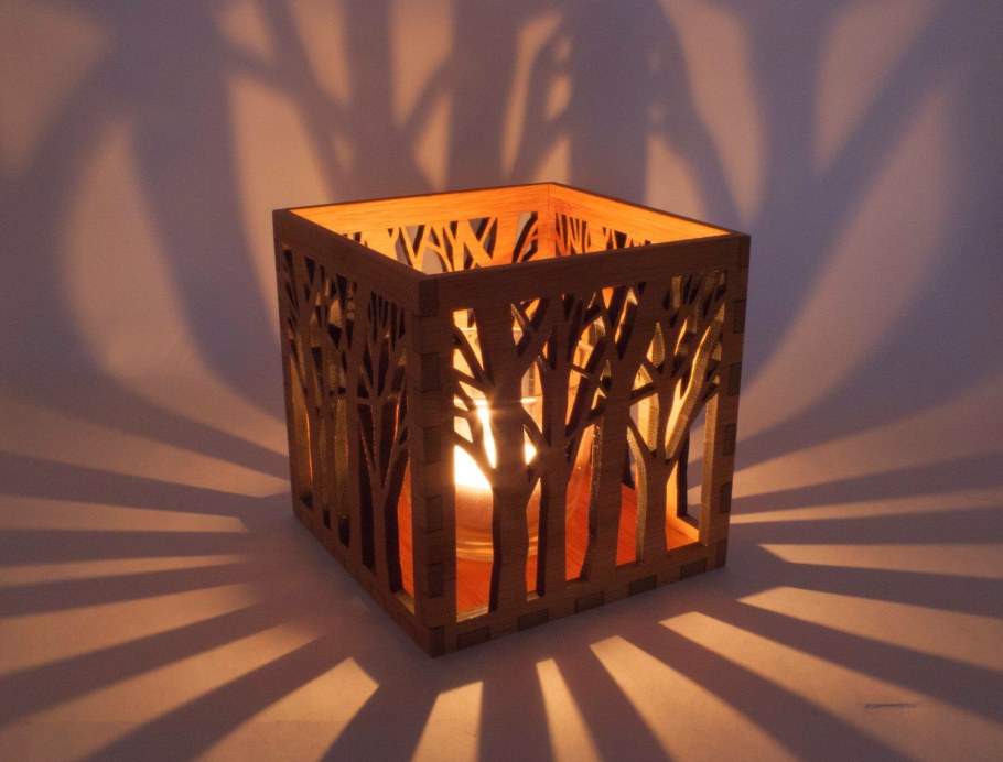 Ночник из дерева