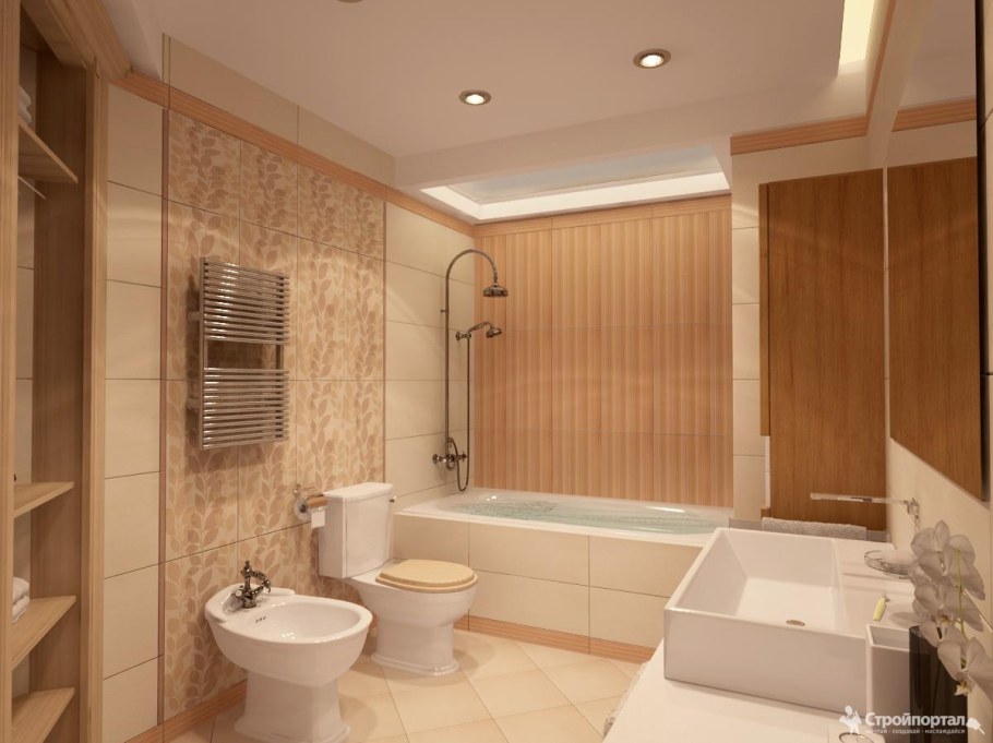 Отделка ванной комнаты и туалета