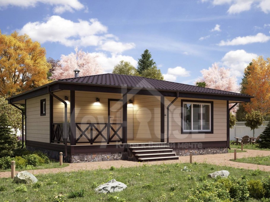 Садовый домик проекты одноэтажных